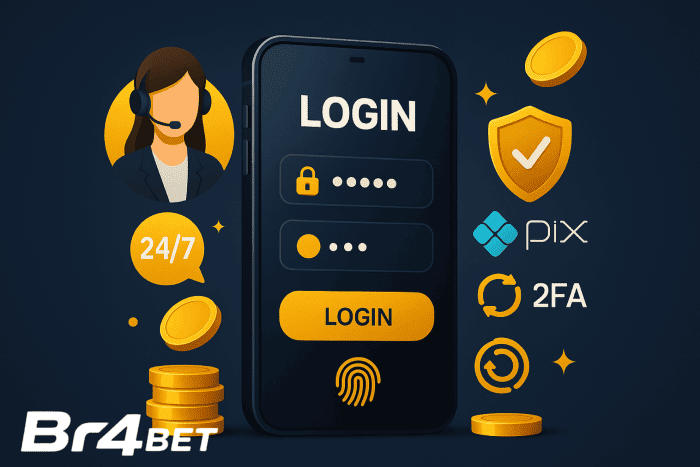 Figura 3 do login da BR4BET